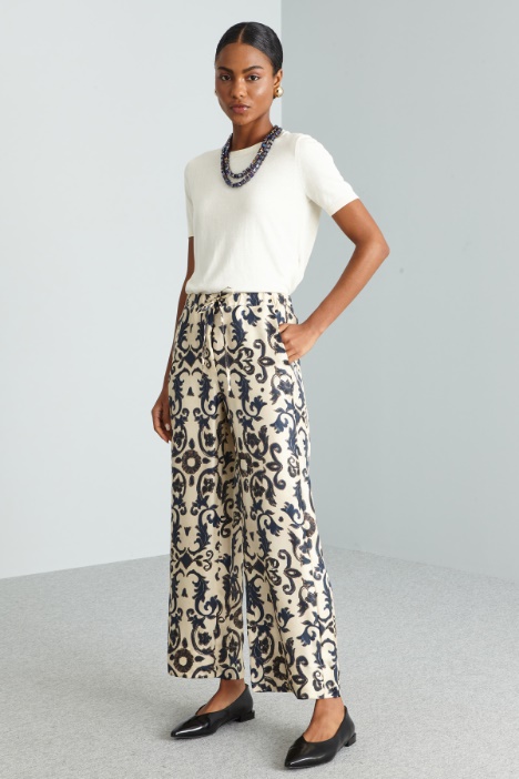 Pantalone in seta  - Fashion Market