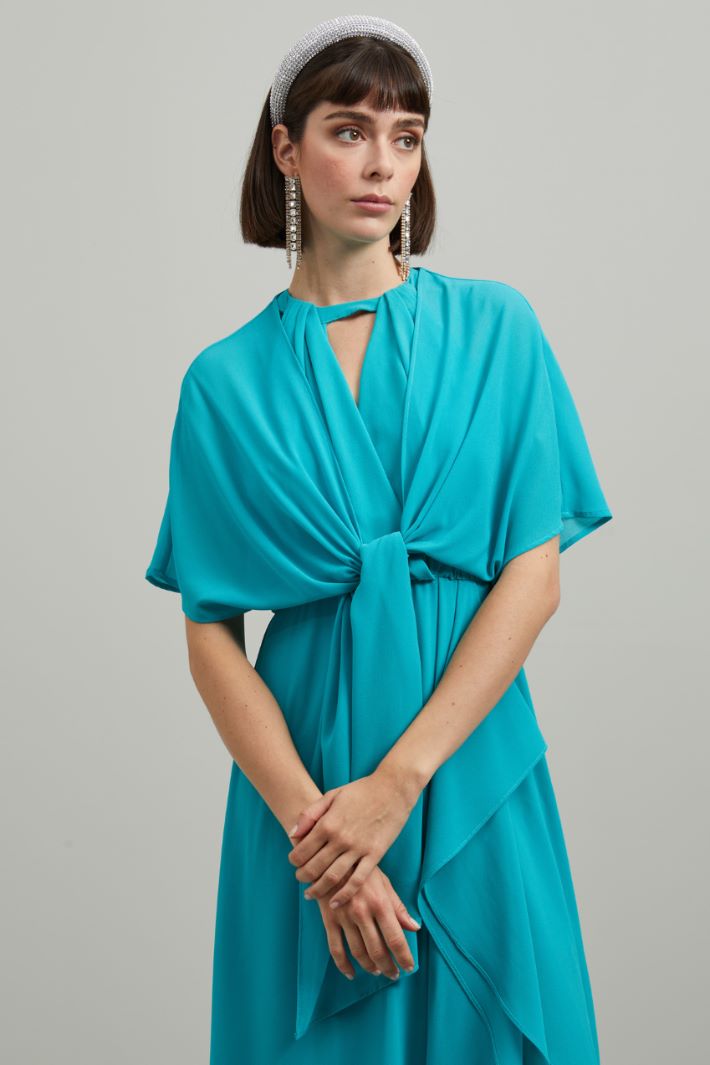 Coprispalle in georgette - TURCHESE - Fashion Market - 4