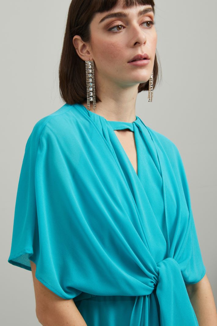 Coprispalle in georgette - TURCHESE - Fashion Market - 3