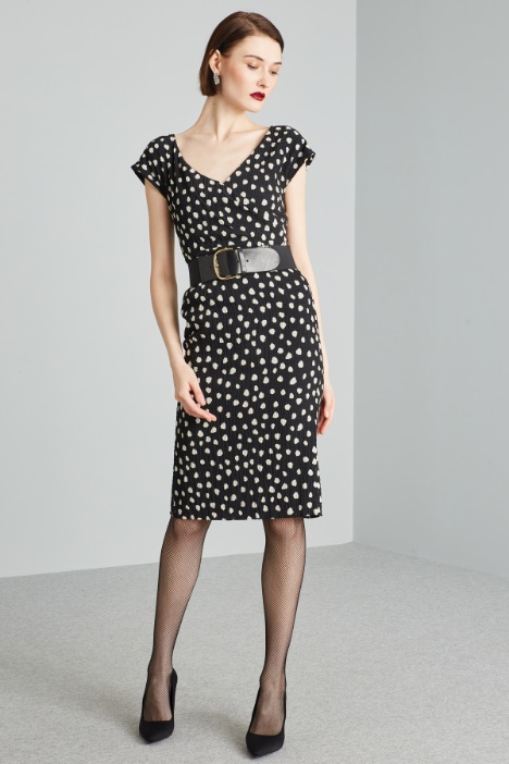 Abito con scollo a V incrociato - Fashion Market