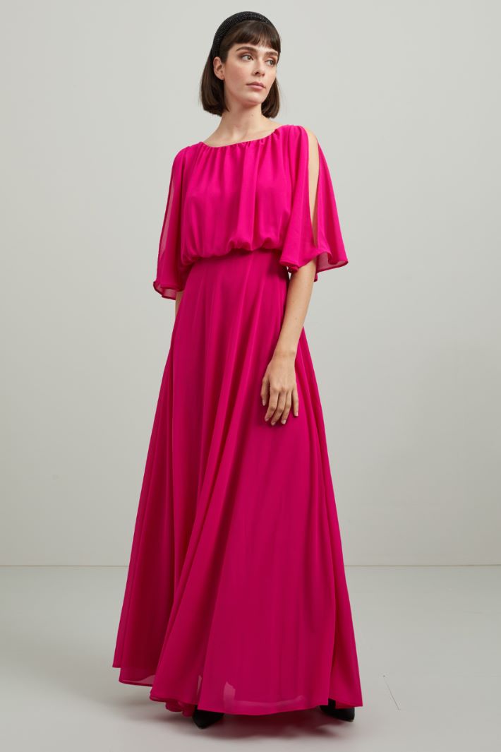Abito georgette - FUXIA - Fashion Market - 2
