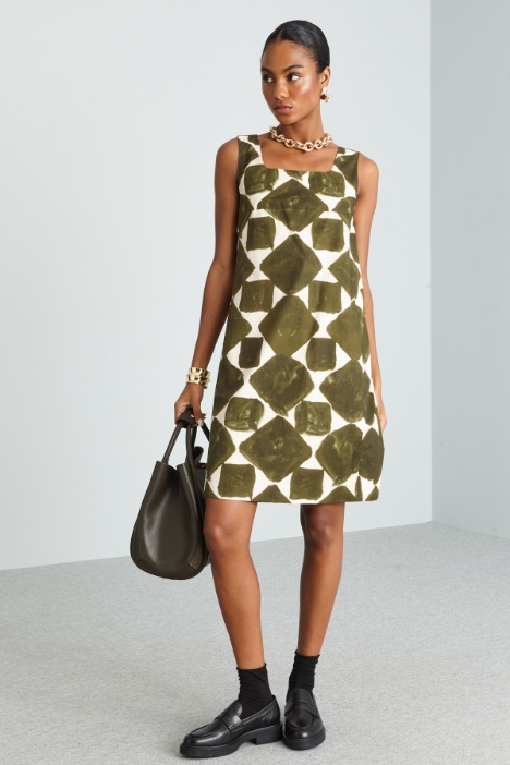 Abito reversibile in popeline - Fashion Market