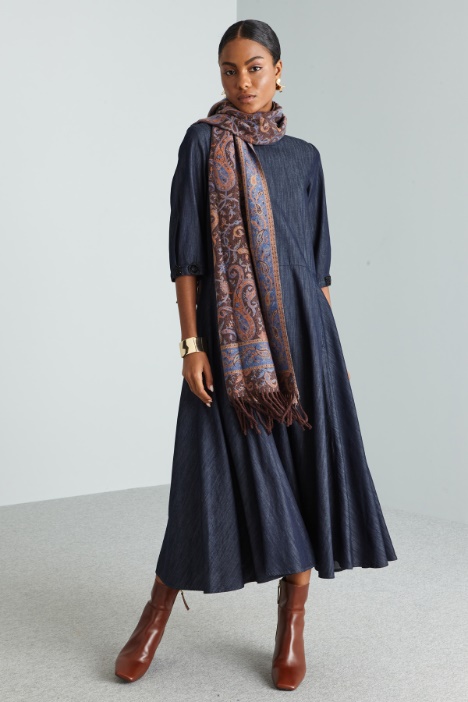 Abito in denim di cotone - Fashion Market