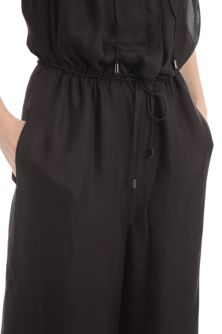 Tuta fluida in tulle - BLU NOTTE - Fashion Market - 3