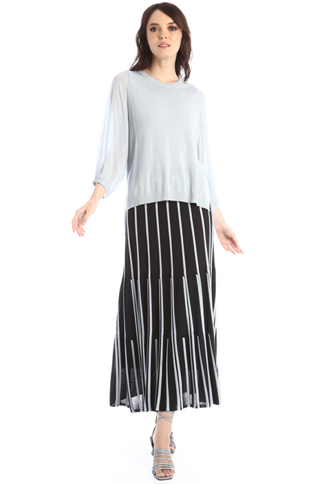 Gonna fluida in maglia - Fashion Market