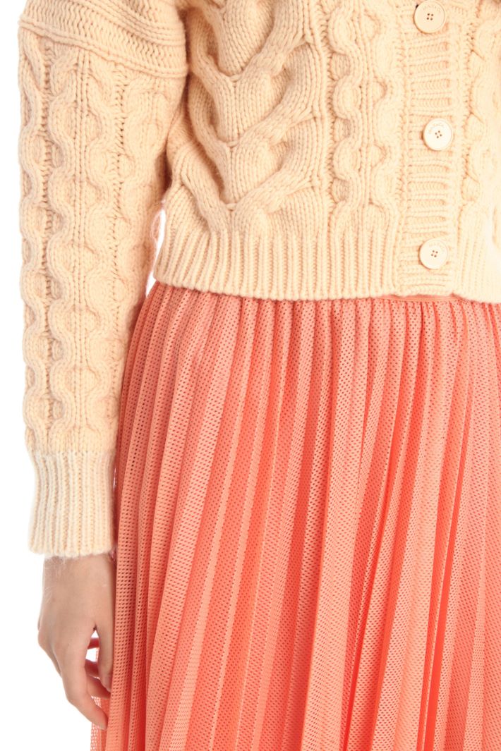 Cardigan over in lana - PESCA CHIARO - Fashion Market - 3