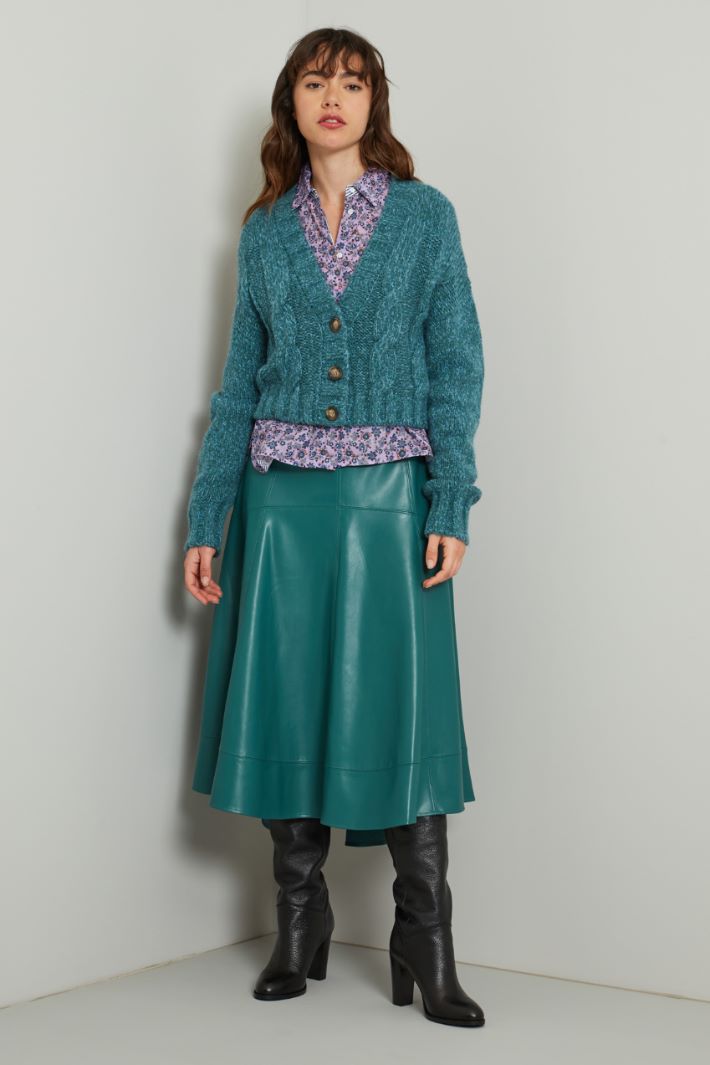 Cardigan in alpaca e mohair - OTTANIO - Fashion Market