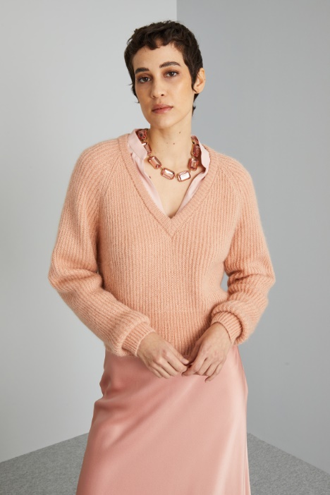 Maglia con scollo a V - Fashion Market