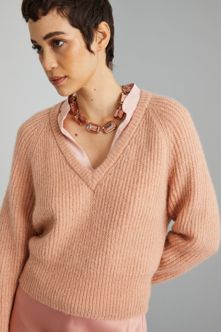 Maglia con scollo a V - PESCA - Fashion Market - 3