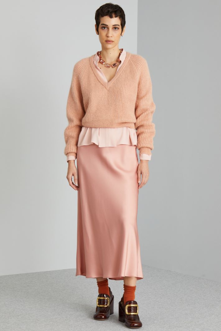 Maglia con scollo a V - PESCA - Fashion Market