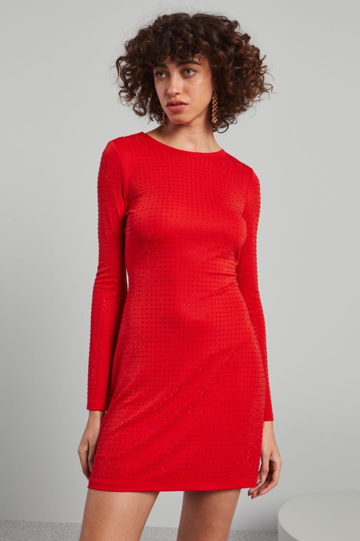 Abito con cut out - ROSSO FUOCO - Fashion Market - 2