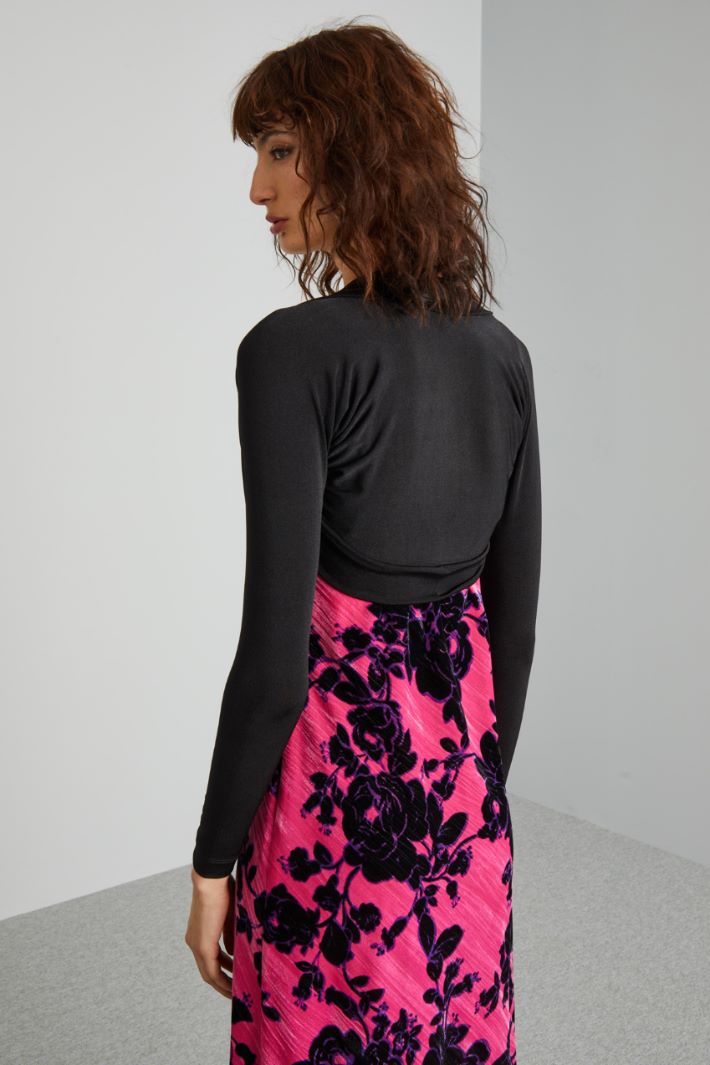 Coprispalle in jersey stretch - NERO - Fashion Market - 4