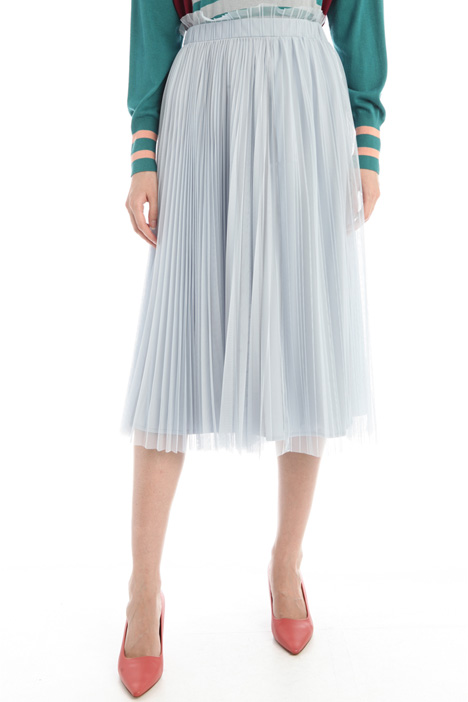Gonna plissè in tulle - Fashion Market