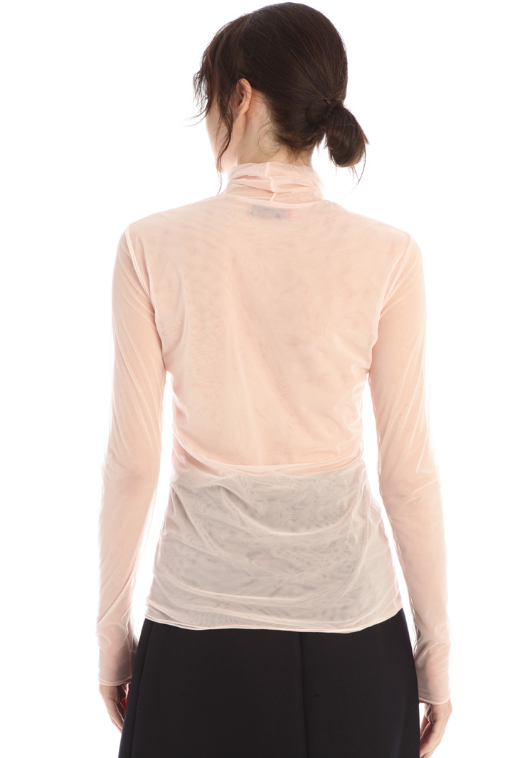 Top in jersey tulle - ROSA - Fashion Market - 2