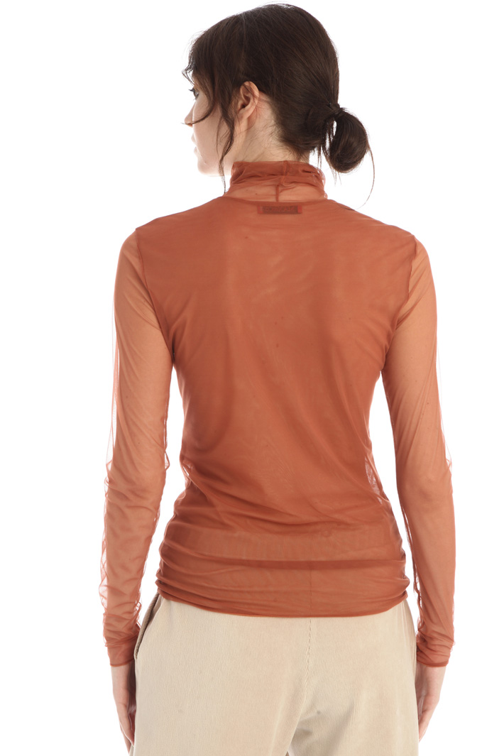 Top in jersey tulle - RUGGINE - Fashion Market - 2
