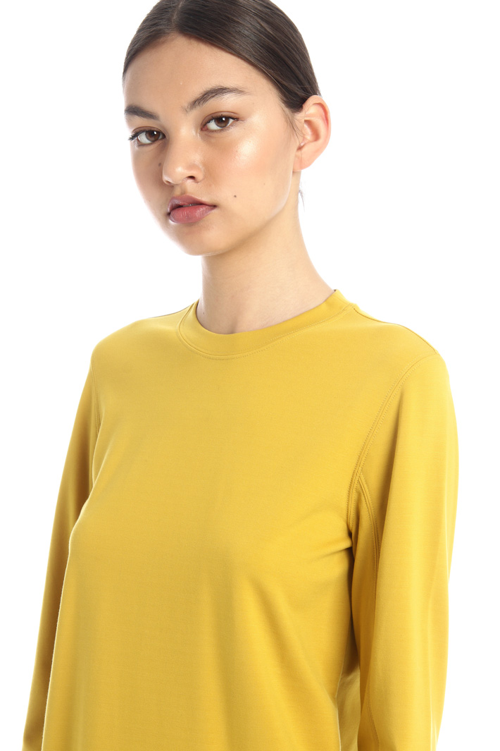T-shirt in jersey cady - GIALLO - Fashion Market - 3
