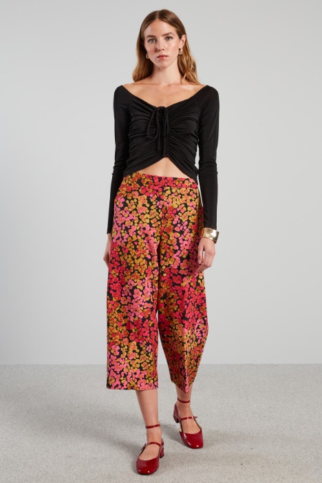 Top aderente con arricciatura - Fashion Market